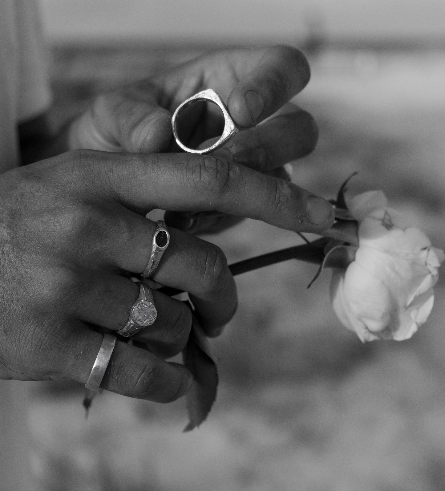 Keepsake Molten Signet ~ His.